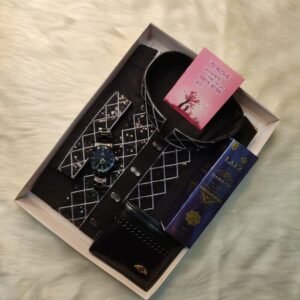 প্রিমিয়াম সিকুয়েন্স চায়না স্টিজ কাপড় পান্জাবি কম্বো সেট 1523